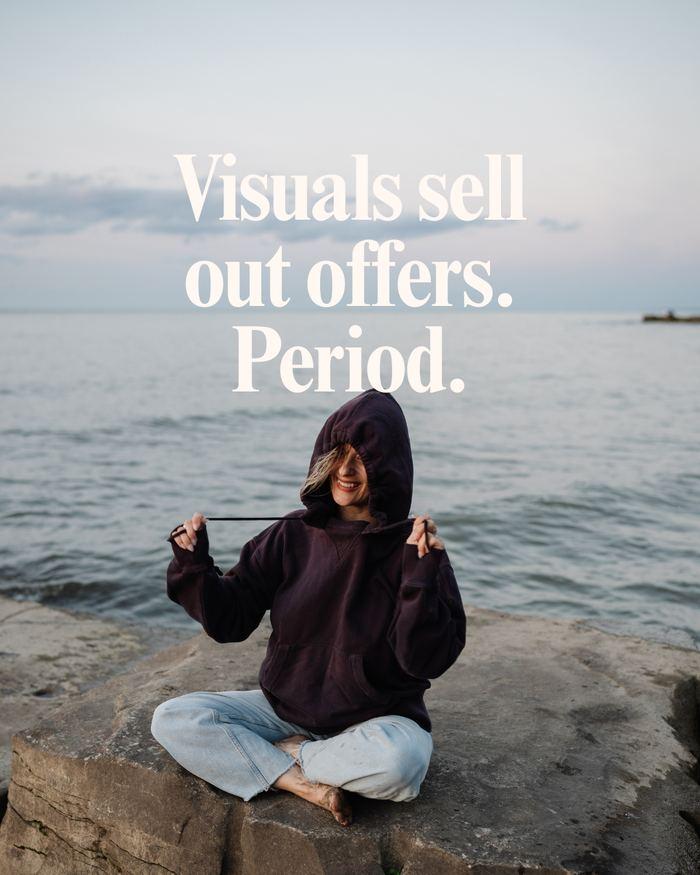 Example of a branded Instagram carousel post created in the program.